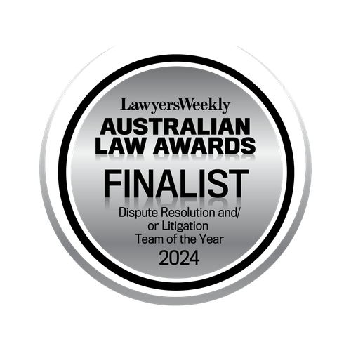 Lawyers Weekly Australian Law Awards Finalist